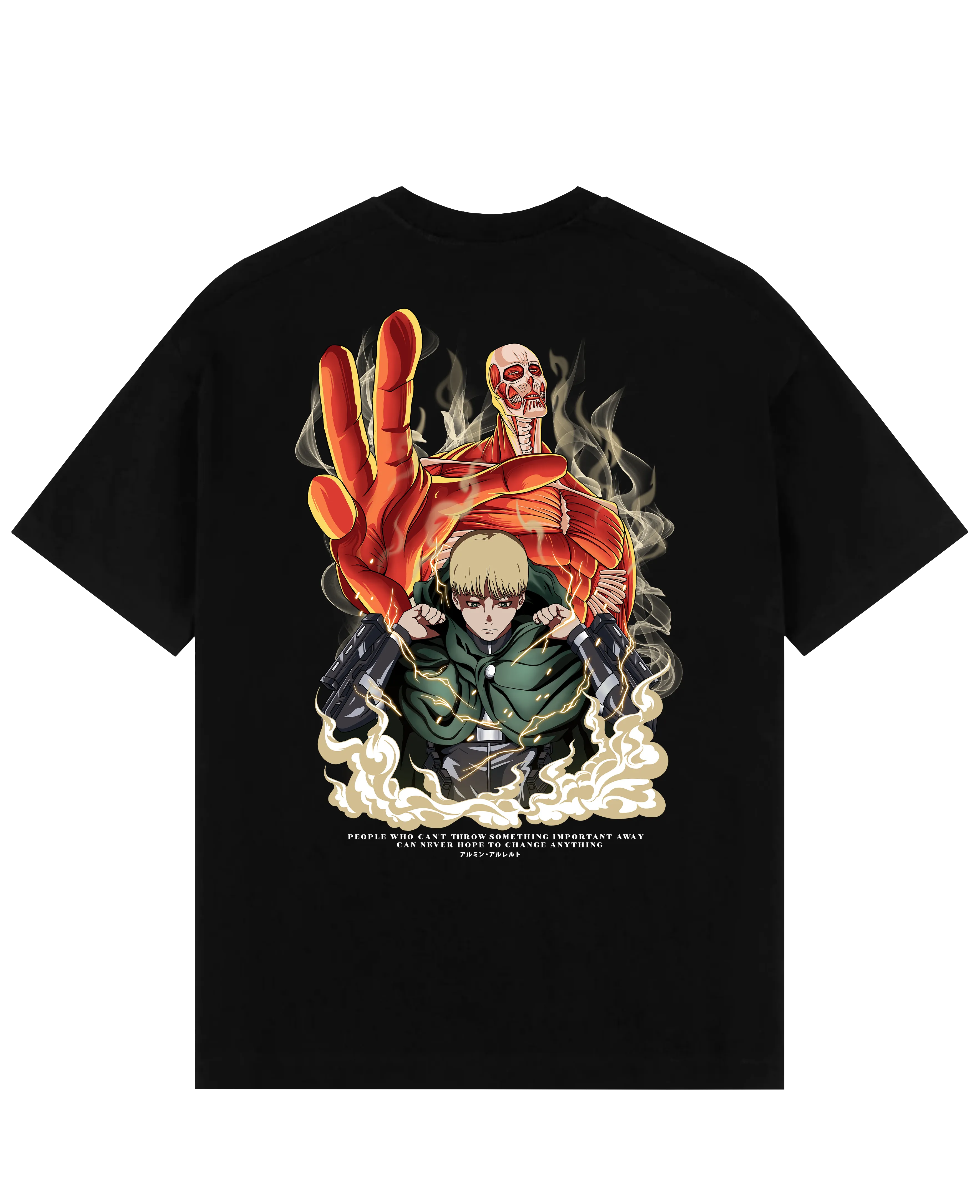 Nysekai "Armin X Colossal Titan - AOT" Oversize T-Shirt