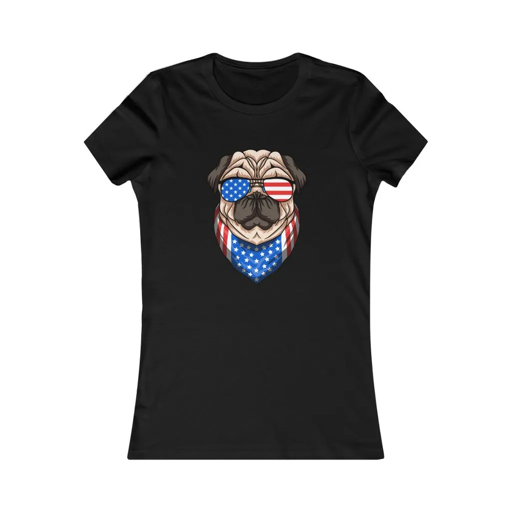 Patriot Dog, Women's Favorite Tee