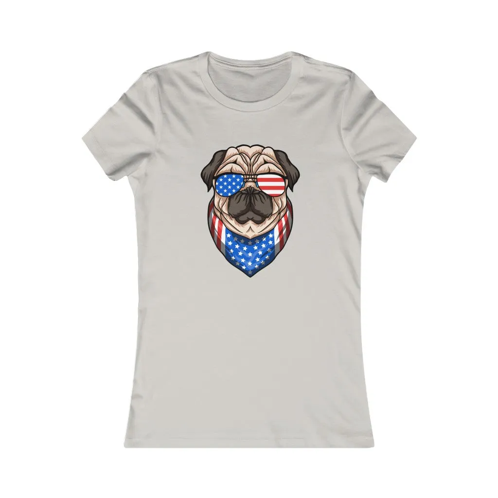 Patriot Dog, Women's Favorite Tee