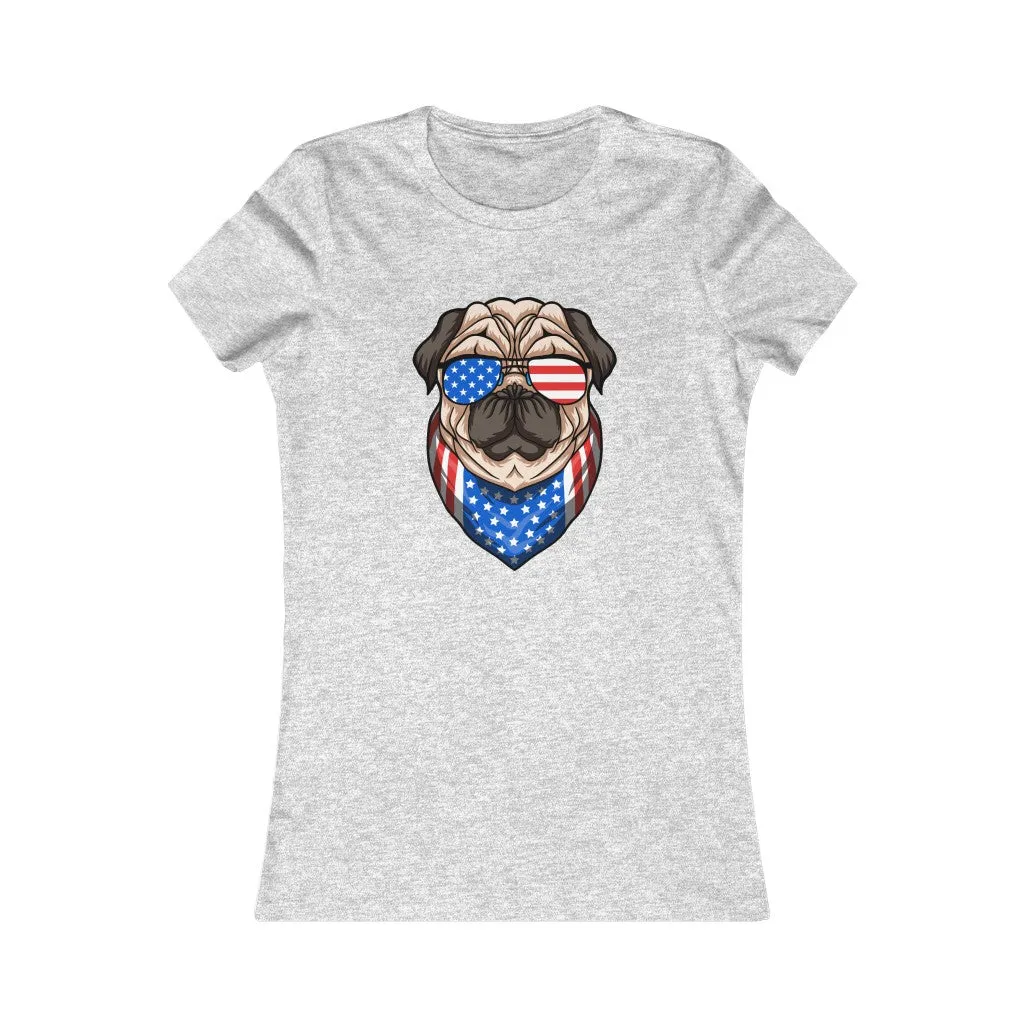 Patriot Dog, Women's Favorite Tee