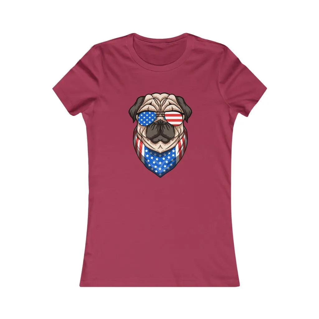 Patriot Dog, Women's Favorite Tee