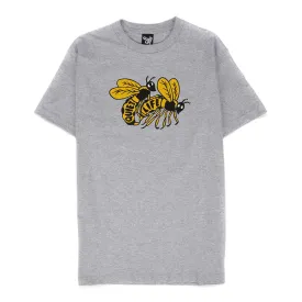 Quiet Life Bees T-shirt / Heather Grey