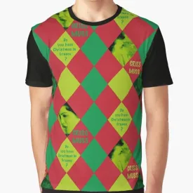 "CRISS-MUSS" 80s Christmas Graphic T-Shirt