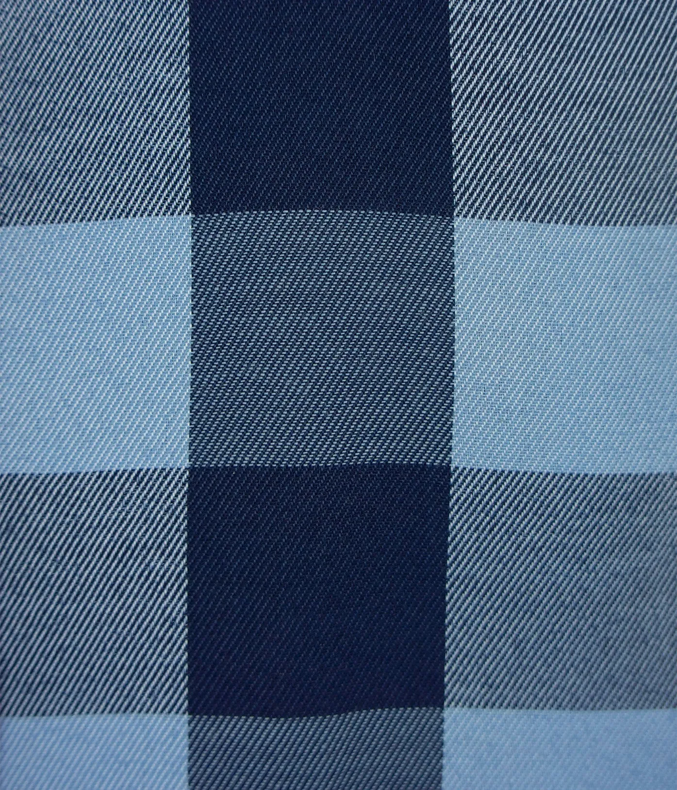 "Gratiot" - Blue Plaid: FEATHERWEIGHT