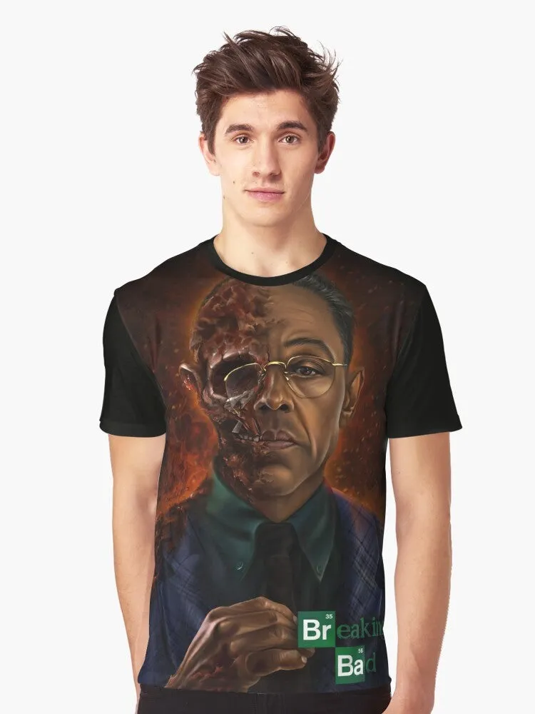 "Gustavo Fring Breaking Bad" Graphic T-Shirt