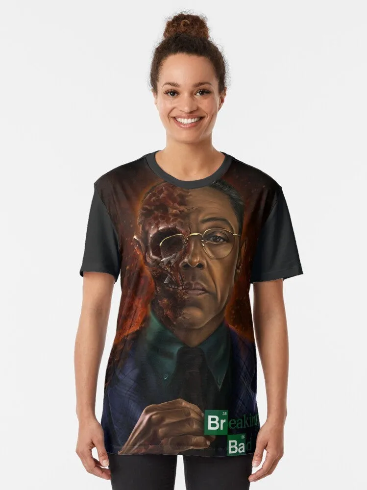 "Gustavo Fring Breaking Bad" Graphic T-Shirt