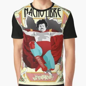 "Nacho Libre Movie Graphic T-Shirt"