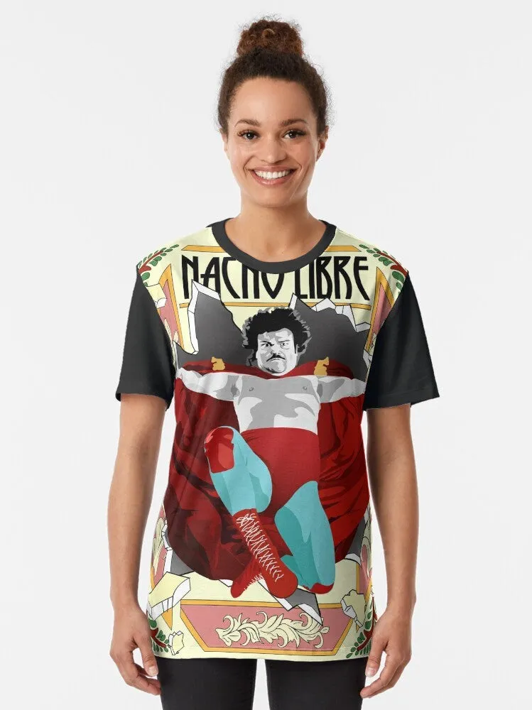 "Nacho Libre Movie Graphic T-Shirt"