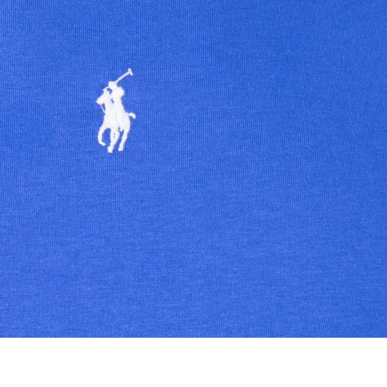 Ralph Lauren Logo Custom Slim Fit Royal Blue T-Shirt