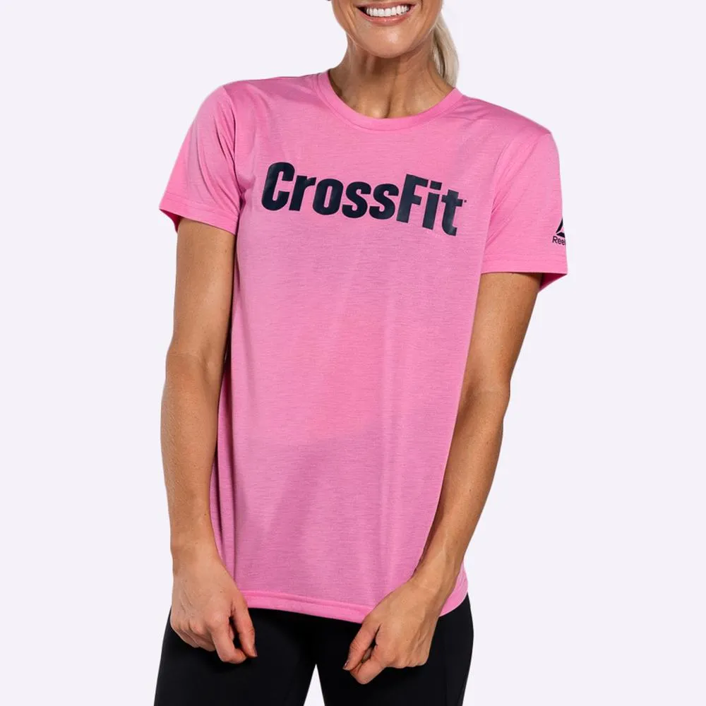 Reebok - Women's CrossFit Tee - POSH PINK