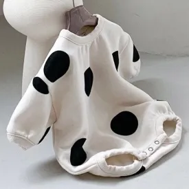 Soft Polka Dot Baby Bodysuit