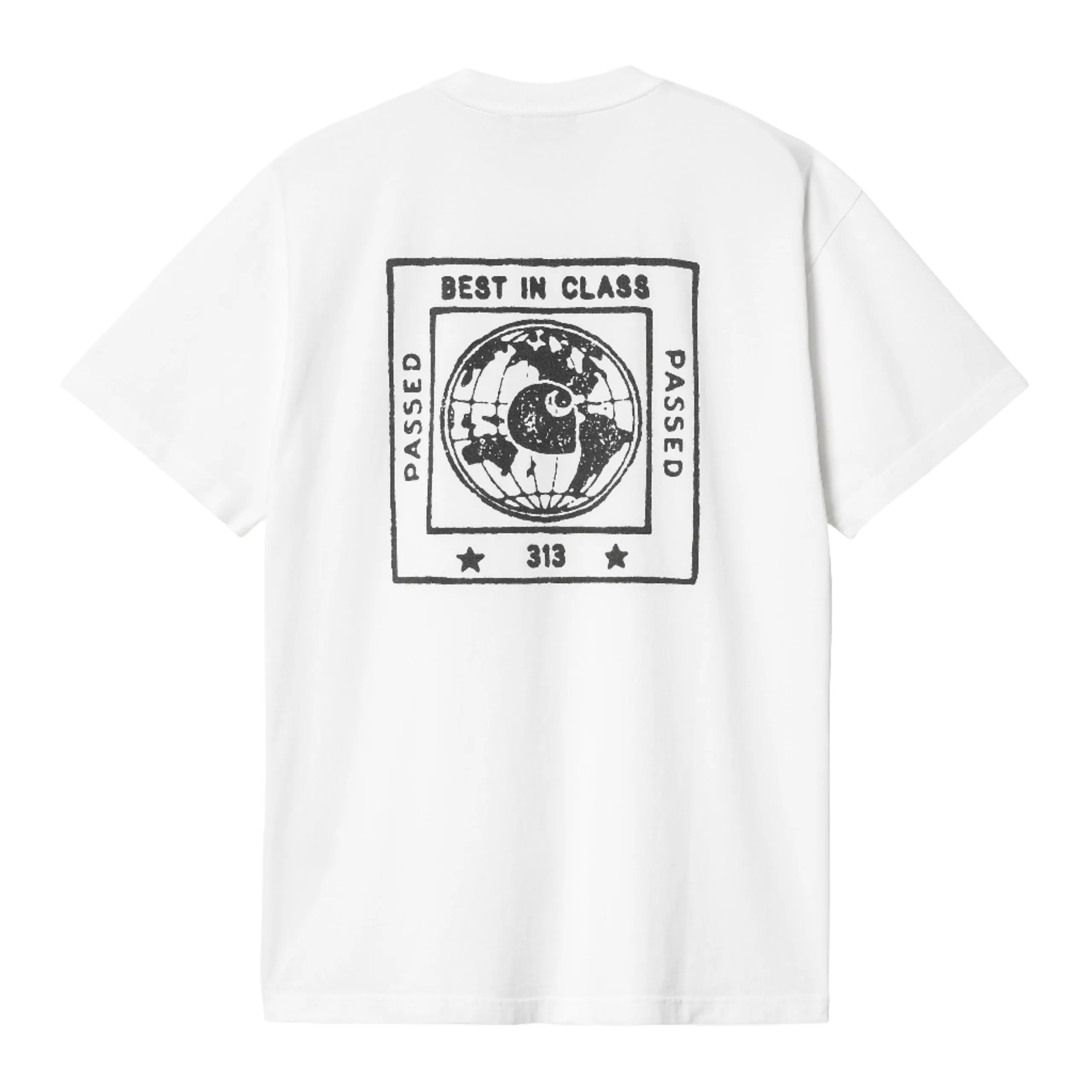 S/S STAMP T- SHIRT  / CARAHARTT WIP / WHITE