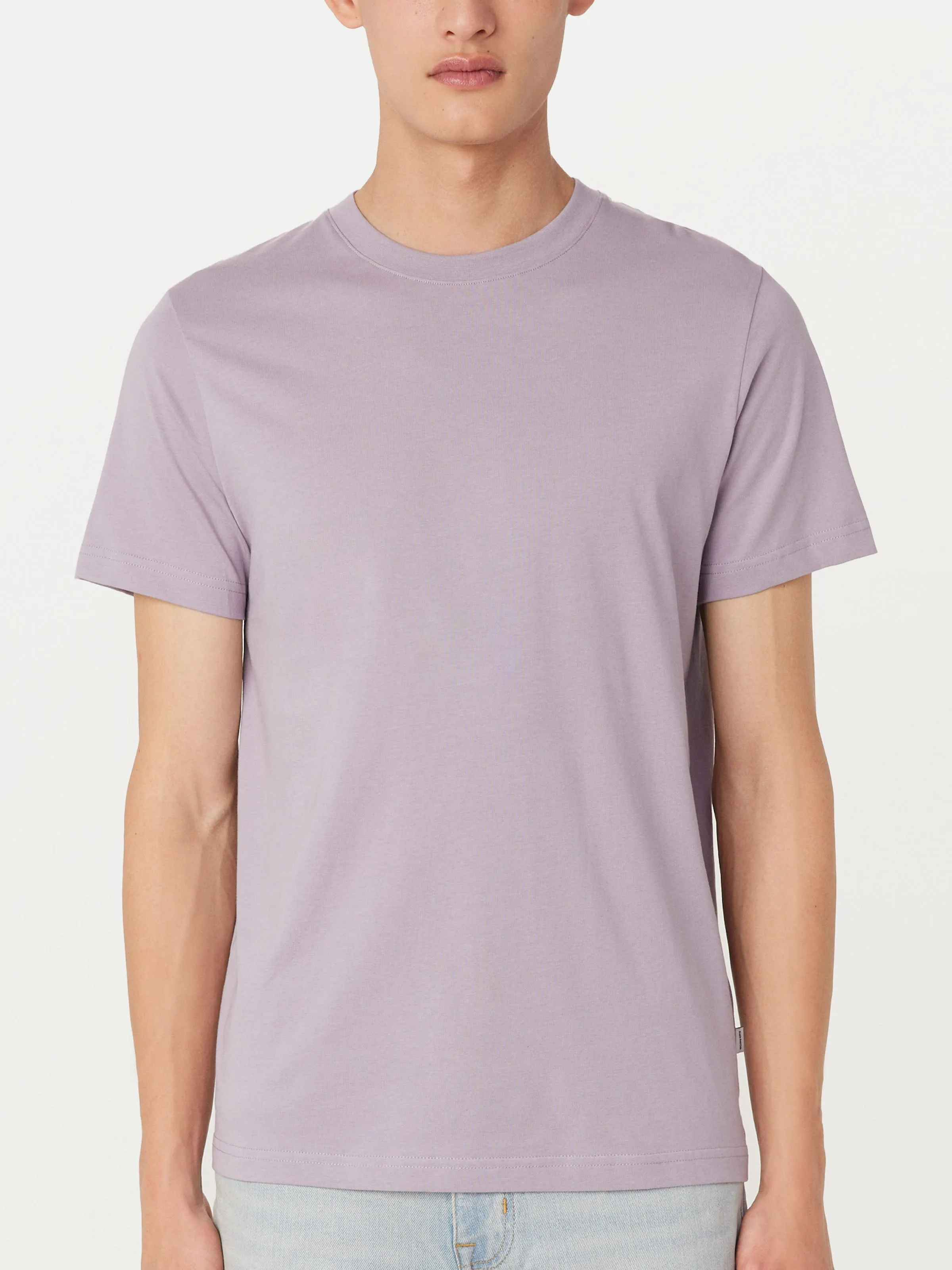 The Essential Slim T-Shirt in Lilac Grey