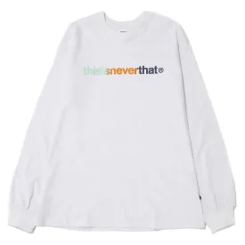 thisisneverthat T-Logo Long Sleeve T-shirt / White