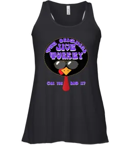 Trends Funny Jive Turkey Face Thanksgiving Day Racerback Tank