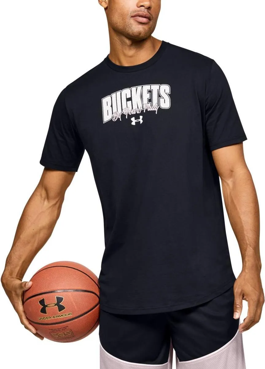 Under Armour Baseline Buckets T-Shirt Black 1351295-001