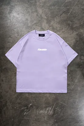 %V PASTEL LILAC T-SHIRT%