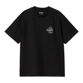 W' S/S ABLAZE T-SHIRT / CARHARTT WIP / BLACK