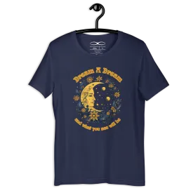 Women's Dream A Dream Navy Blue Graphic T-Shirt